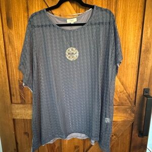 NEW Hayden LA‎ Sheer Lace Top